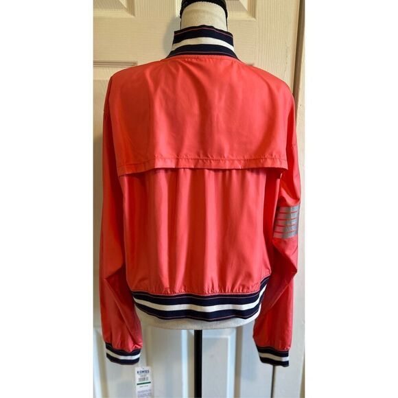 K Swiss Classic Cropped Windbreaker Size XL - Picture 2 of 5